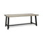 Equilibrium - Outdoor Dining Table With Wooden Frame And Slat Top