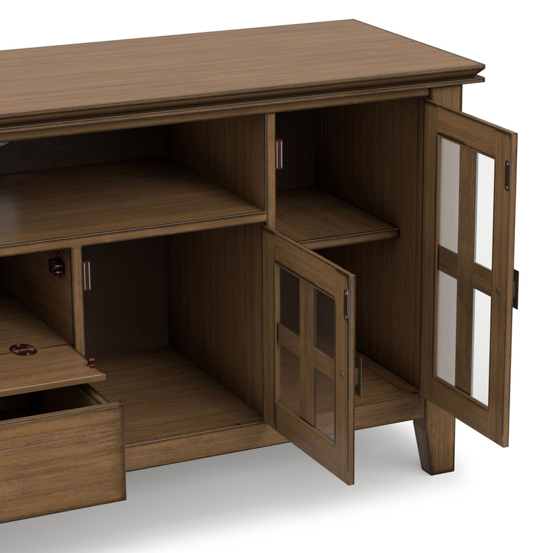 Artisan - TV Media Stand - Rustic Natural Aged Brown