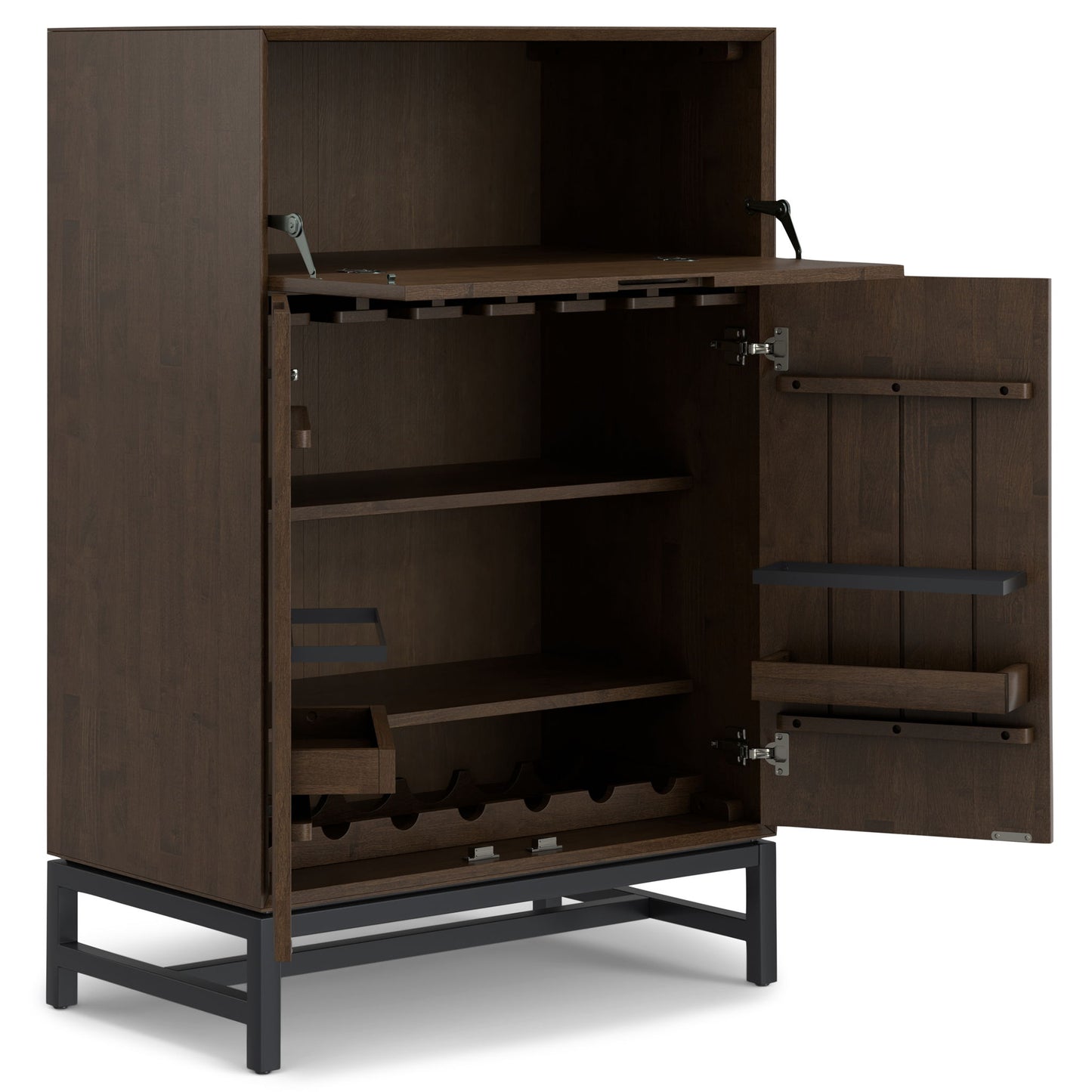 Banting - Bar Cabinet - Walnut Brown