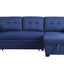 Upholstered Pull Out Sectional Sofa With Chaise