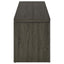 2 Drawer TV Console With Floating Top - Gray