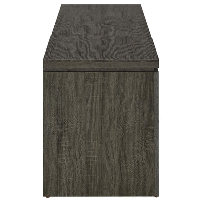 2 Drawer TV Console With Floating Top - Gray