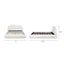Archie Puffy Grounded - Upholstered Platform Bed