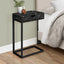 Accent Table, C - Shaped Contemporary & Modern Elegant Design