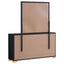 Jeremiah - 6 Drawer Dresser With Mirror - Black