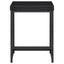 Klekner - 4 Piece Counter Height Table Set With Nesting Tables And Backless Stools - Charcoal