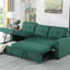 Upholstered Pull Out Sectional Sofa With Chaise