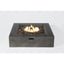 Rattan Wicker Patio Set With Cushions And Concrete Fire Pit
