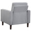 Harvey - Upholstered Tufted Accent Chair - Gray