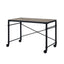Oklarth - Rustic Writing Desk - Black / Oak
