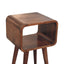 Minimalist Open Curved Nightstand