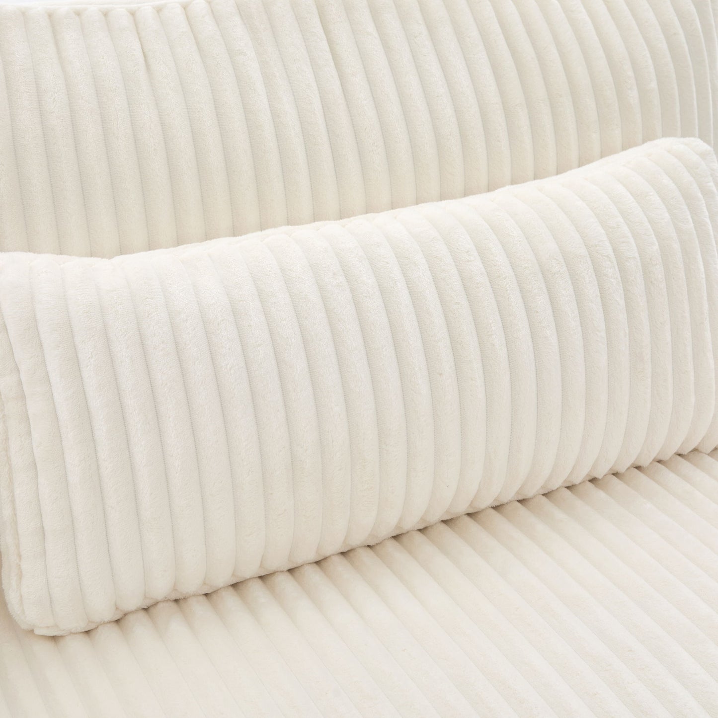 Modern Loveseat Sofa With 4 Pillows