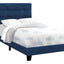 Bed, Upholstered, Frame Only, Transitional