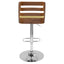 Trevi - Mid Century Modern Adjustable Barstool With Swivel
