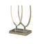 Rectangular Shade Accent Lamp With 3 Way Switch - Silver