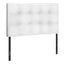 Twin Size, Bed Headboard Only, Upholstered, Transitional - White