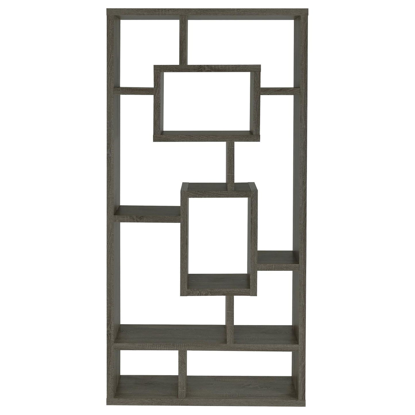 10 Shelf Open Back Bookcase