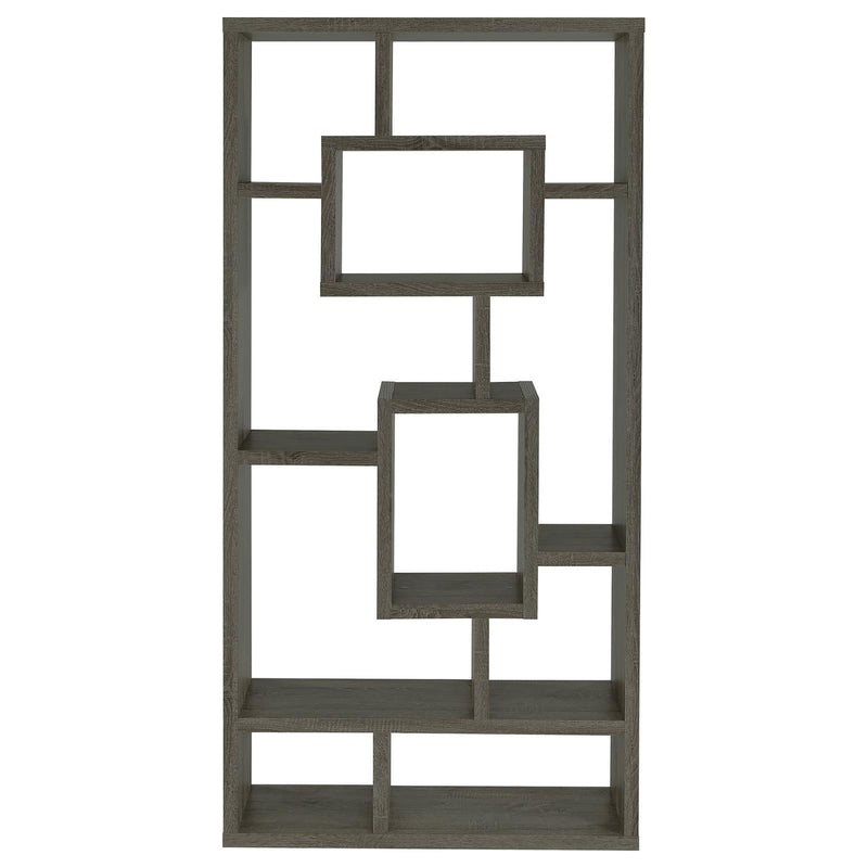 10 Shelf Open Back Bookcase