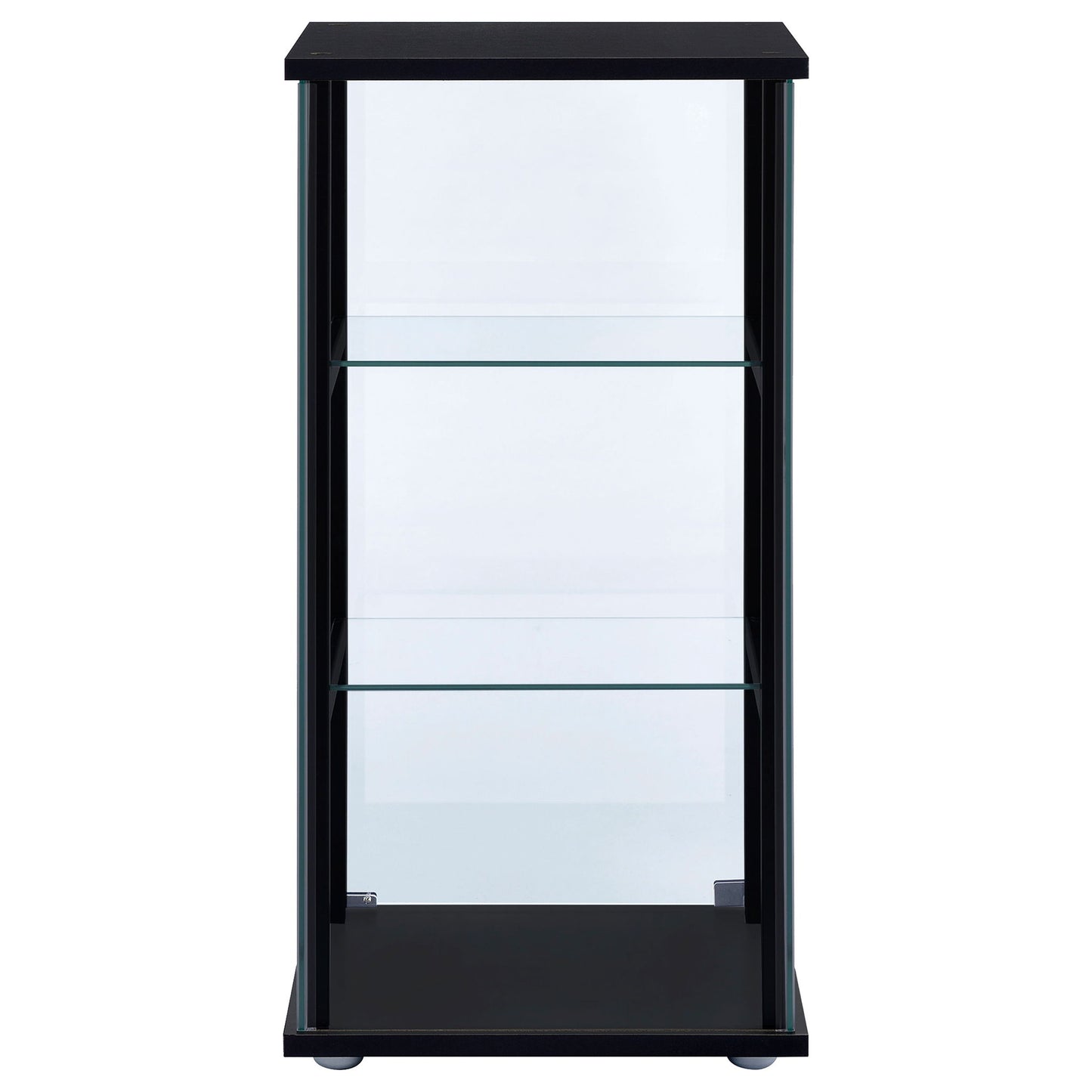 Callie - 3 Shelf Curio Cabinet - Black