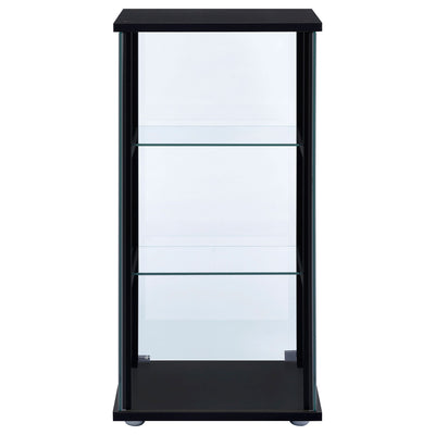 Callie - 3 Shelf Curio Cabinet - Black