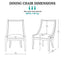 Upholstered Dining Chair With Nailhead Trim