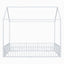 Metal House Bed With Fence And Door