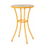 Outdoor Side Table With Tile Mosaic Table Top - Yellow