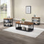 Decker - 3 Piece Occasional Set (1 Coffee & 2 End Tables) - Brown / Black