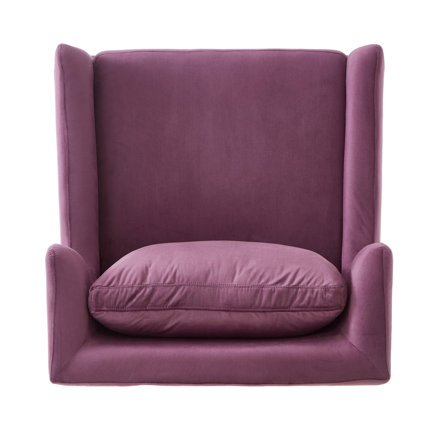 Elegant Curved Armrest Accent Armchair