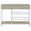 Ethel - 2 Drawer Home Bar Storage With Wine Rack - Oak