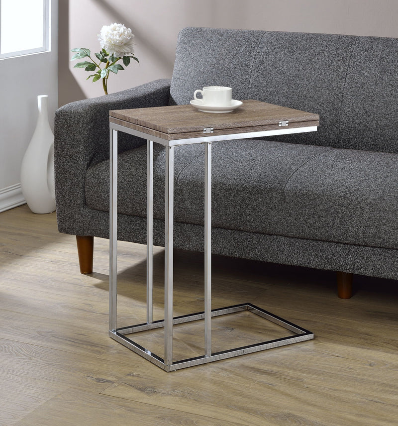 Danson - Weathered Accent Table - Oak