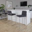 Fuji - Contemporary And Modern Elegance High Back Barstool