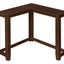 Corner Accent Console Table For Entryway, Contemporary & Modern - Cherry