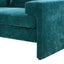 Upholstered Accent Chair With Wide Armrests And Ergonomic Back Support