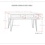 Hunter - Console Sofa Table - Natural
