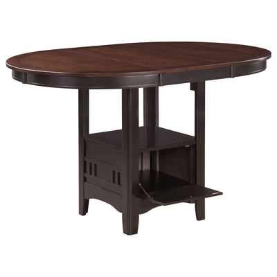 Avonlea - 5 Piece Set With Round Table And Upholstered Chairs - Chestnut