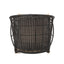 Outdoor Wicker Standing Basket Chair With Cushion