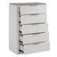 Jazz - 5 Drawer Chest - White