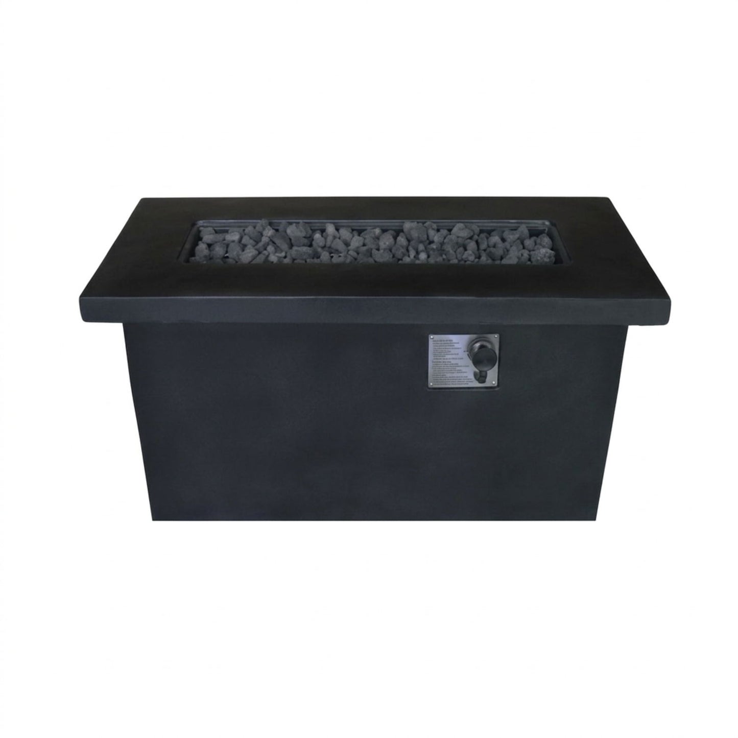 Propane / Natural Gas Outdoor Fire Pit Table - Charcoal