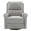 Manual Recliner Massage Chair With Swivel Rocker, 8 Massage Modes, Side Storage Pocket