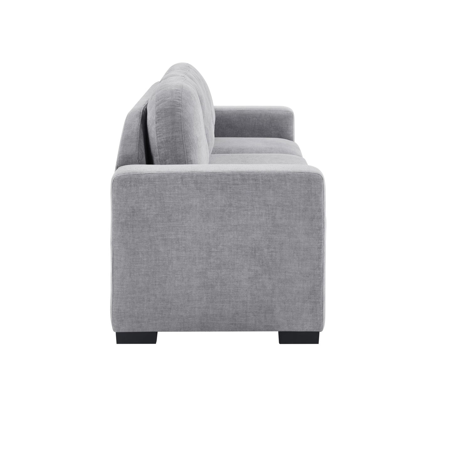 Modern 3 Seater Sofa With Curved Backrest