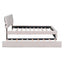 Upholstered Platform Bed With Trundle