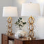 Linx - Contemporary Table Lamp (Set of 2) - Gold / White