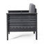 Slat Design Club Chairs With Cushions