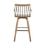 Preston - Farmhouse Counter Stool - White Washed / Antique Copper