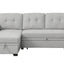 Hunter - Reversible Sleeper Sectional Sofa With Storage Chaise