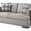 Niamey - Loveseat With 2 Toss Pillows - Walnut