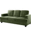 Modern Sofa, Comfortable 3 Seater Couch With Deep Seating, Loose Back Cushions, Wide Arms