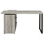 Corrado - L-Shape Office Desk With Storage - Gray