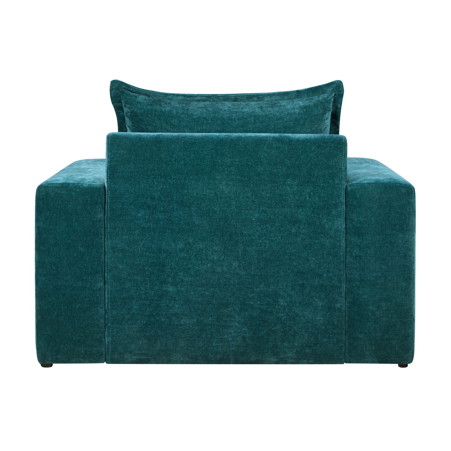 Upholstered Accent Chair With Wide Armrests And Ergonomic Back Support